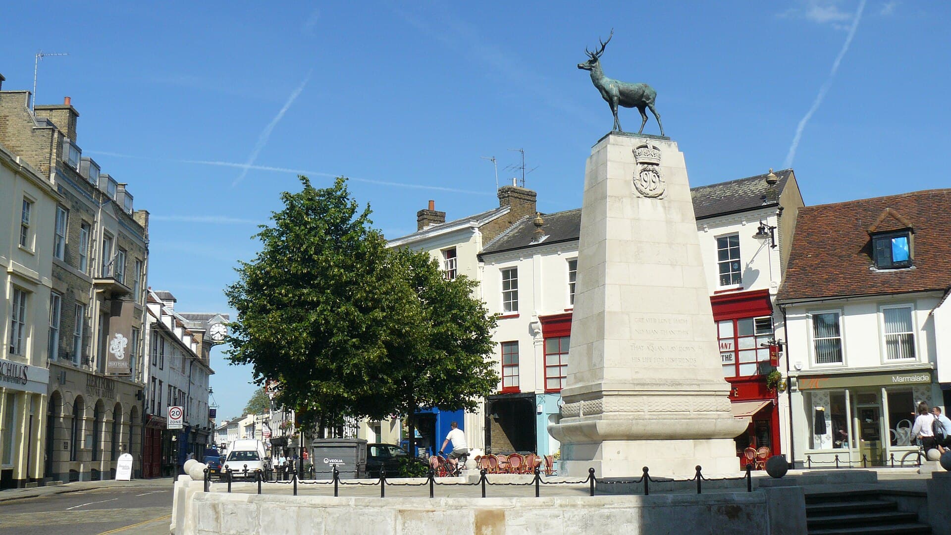 Hertford city skyline